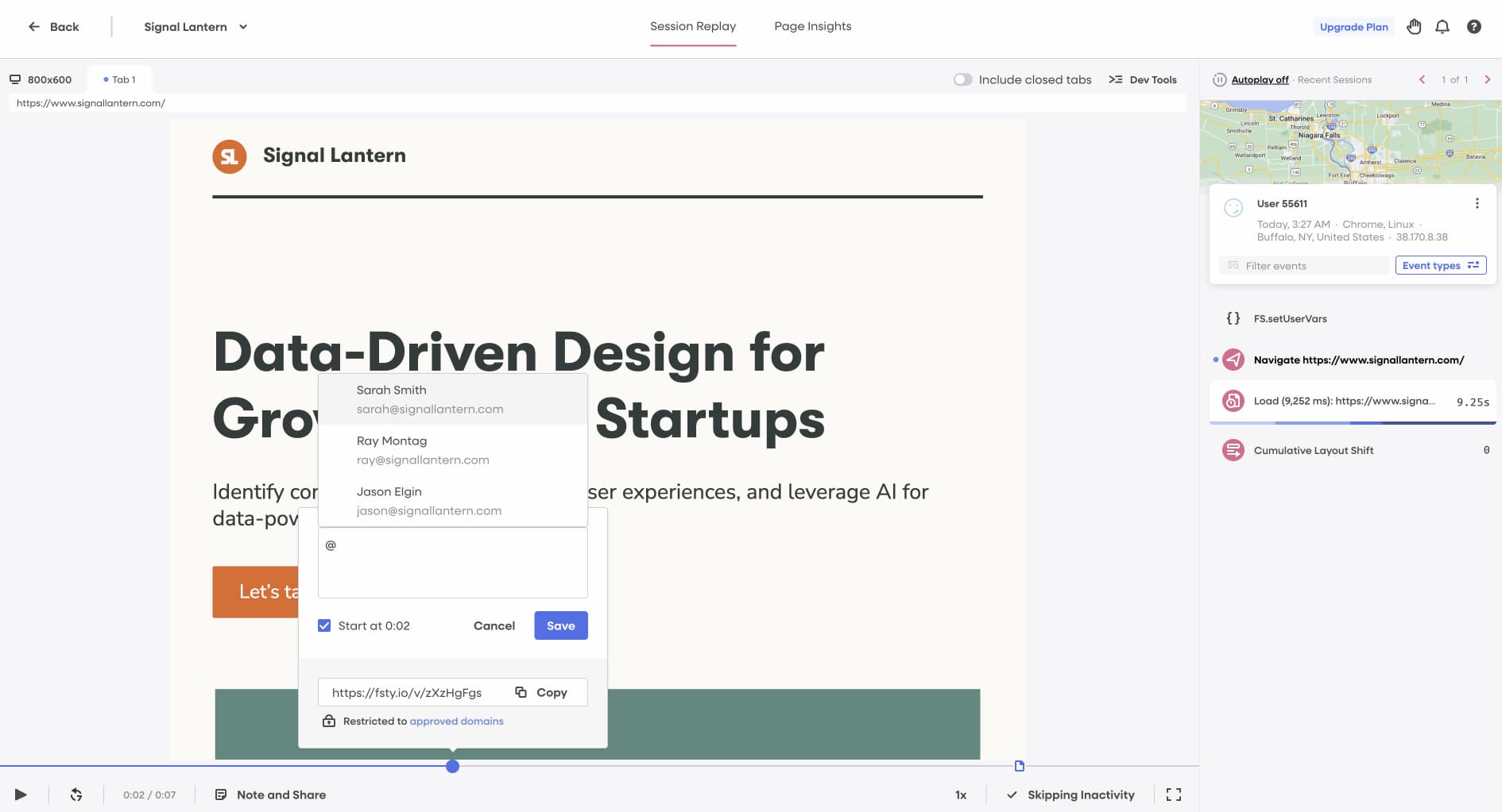 Driving Collaboration With FullStory @mentions
